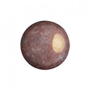 Les perles par Puca® Cabochon 14mm - Opaque mix violet/gold ceramic look 03000/14496